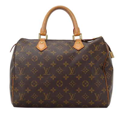 Speedy 30, &pound;850, Handbags, Brown, Canvas, Front view